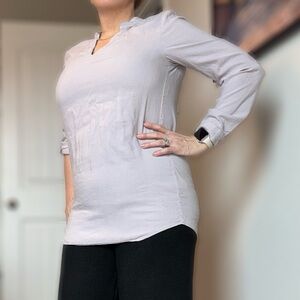 Side Stitch Women's Light Lavender Blouse